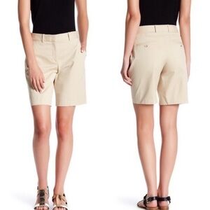 Theory Valby High Rise Chino Shorts Size 2